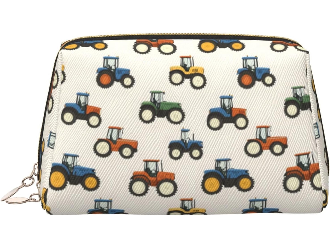 Neceser De Viaje Cuero Organizador Para Mujer Diseño Estampado Vacaciones