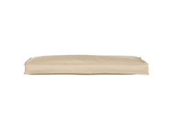 Colchón para palets para banco beige 110x40x8 cm Tejido Oxford Lovely Home