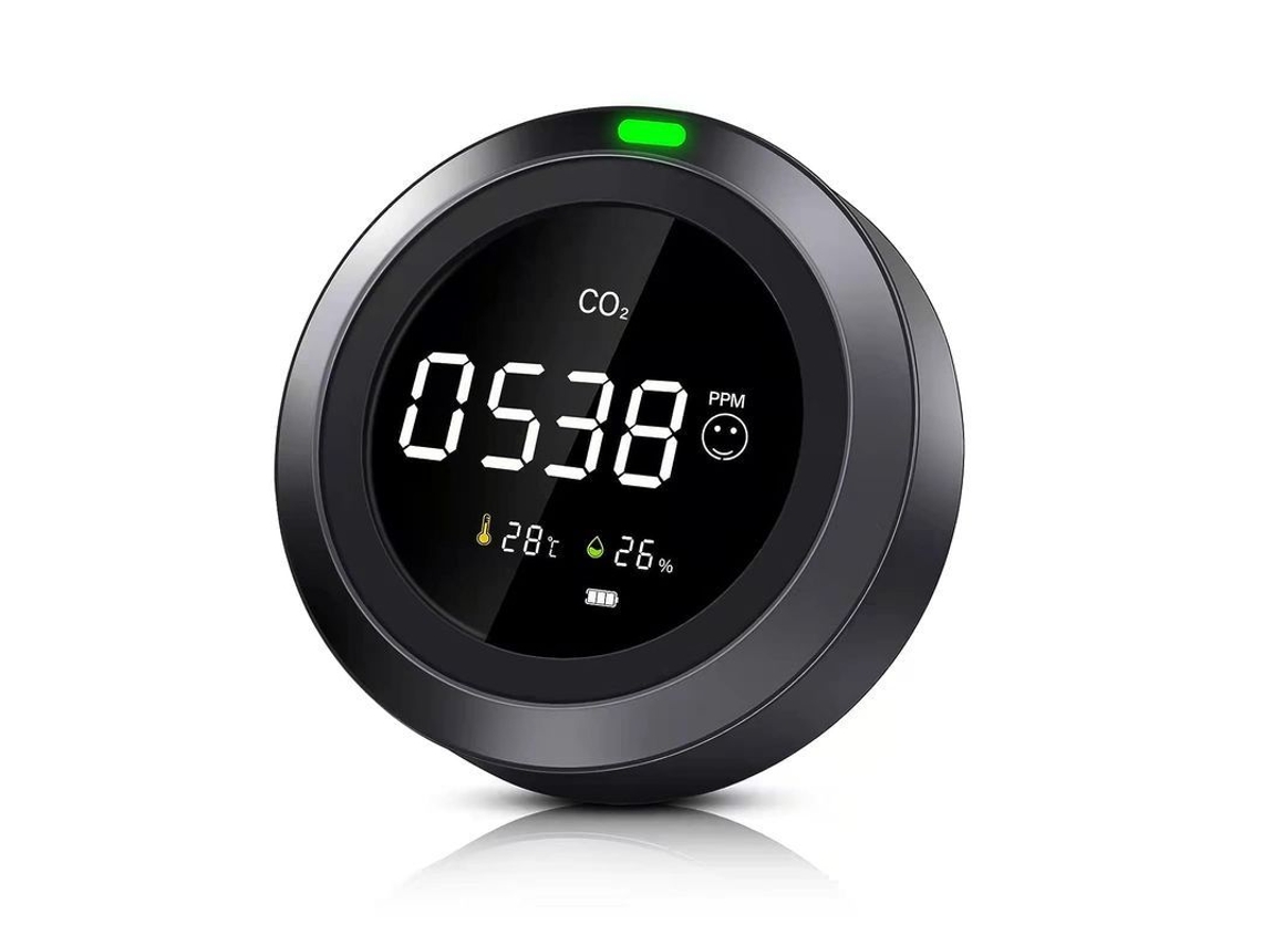 2026altiro-detector De Co2, Monitor De Calidad Del Aire Interior 3 En 1 Con Detección De Temperatura Y Humedad, Sensor Ndir.