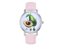 Reloj Analógico De Cuarzo Para Mujer Con Correa De Cuero Rosa, Estilo Zhoulianfa