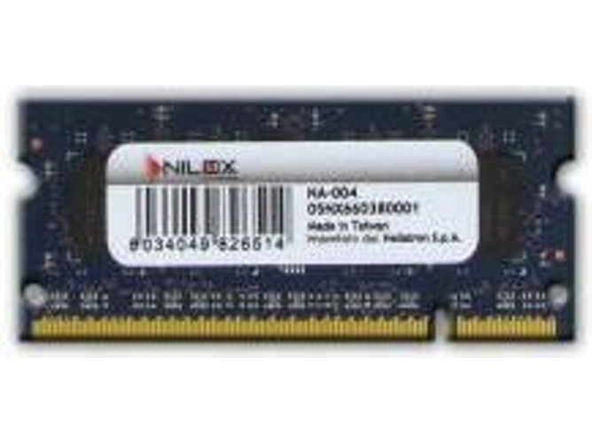 Memoria RAM DDR2 NILOX NXS1667H1C5 (1 x 1 GB - 667 MHz - CL 5)