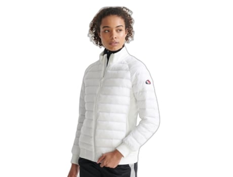 Abrigo SUPERDRY Poliéster Mujer (40 - Blanco)