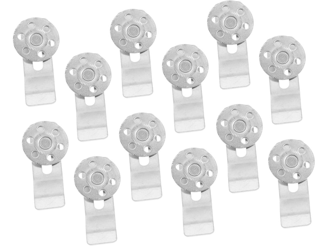 Juego de 12 clips de fijación para fregadero de cocina, accesorios de soporte resistentes y duraderos Gokoco