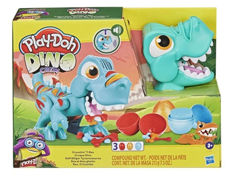 Blocs de Construcción PLAY-DOH Rex El Dino Glotón (Edad Mínima: 3 Años - 6,7 x 27,9 x 21,6 cm)