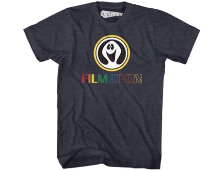 Camisetas Unisex DEEPSTONE Ghostbusters Filmation Brezo azul marino (XXXL)