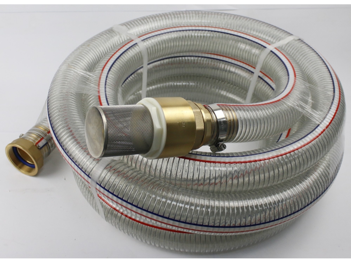 Manguera de Succión Reforzada MADER para Moto-bomba (7m)
