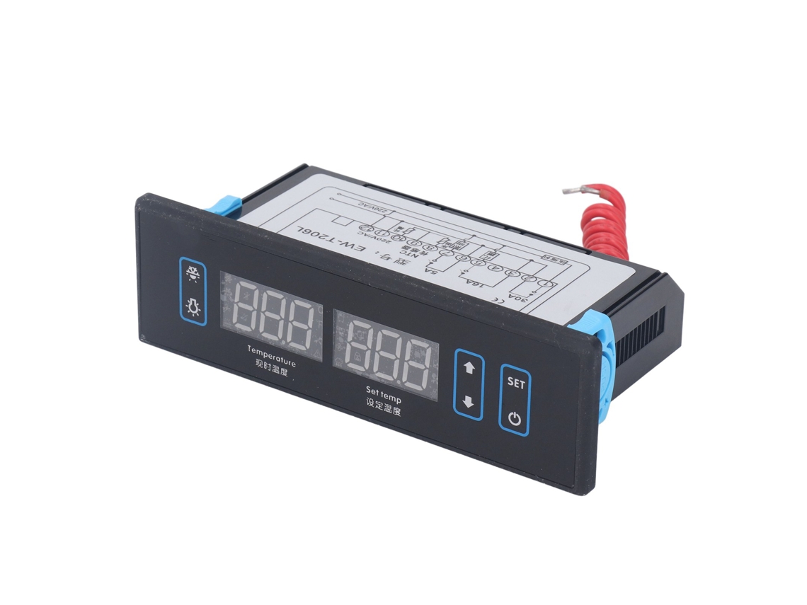 Termostato Digital Con Pid Y Sensores Duales Controlador De Temperatura Para Sistema De Calefacción Y Enfriamiento Ac220v