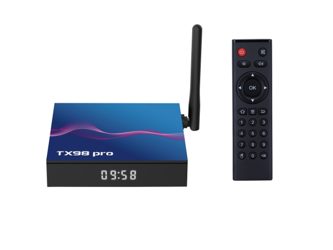 Smart TV Yuysan T98 Pro 4K Ultra HD Android 12.0 con control remoto, 4 GB, 64 GB, Allwinner H618 de cuatro núcleos