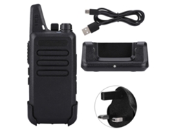 Walkie-talkie portátil (UHF 400-470 MHz, para niños)