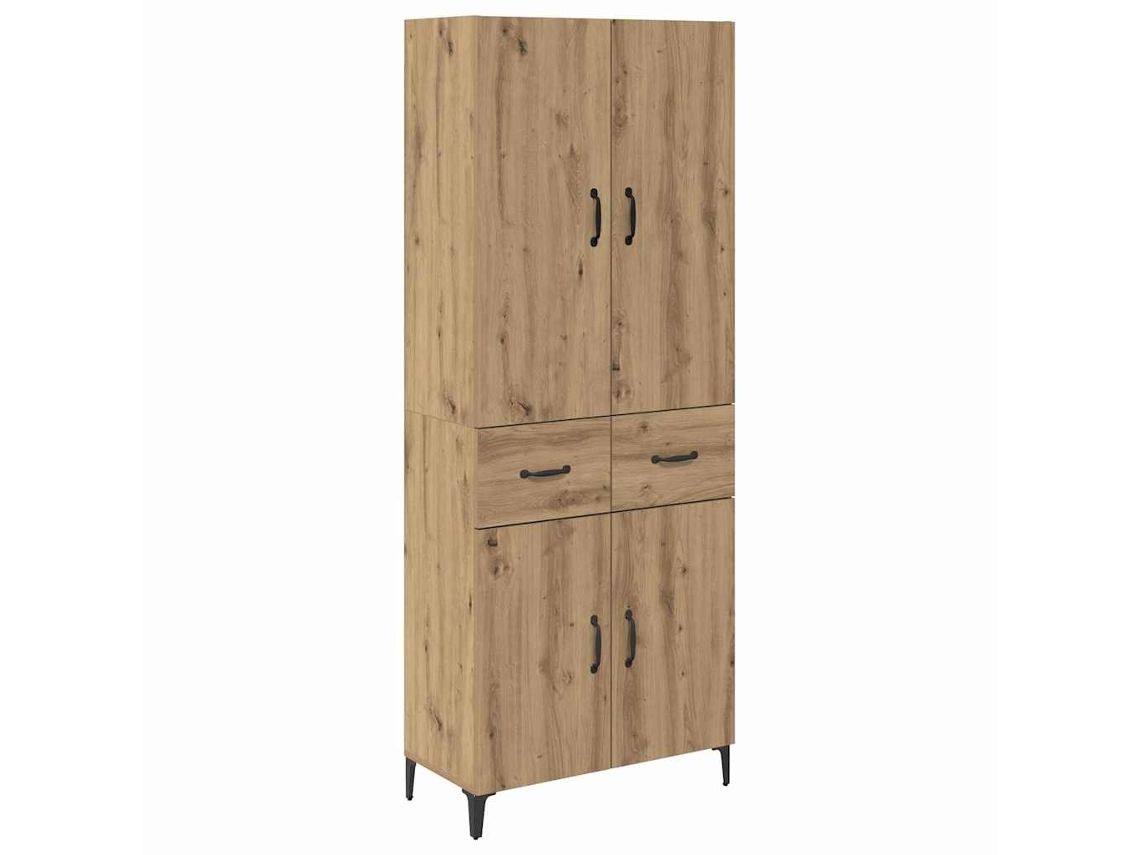 Aparador | Buffet de roble artesanal 69,5 x 34 x 180 cm Madera procesada