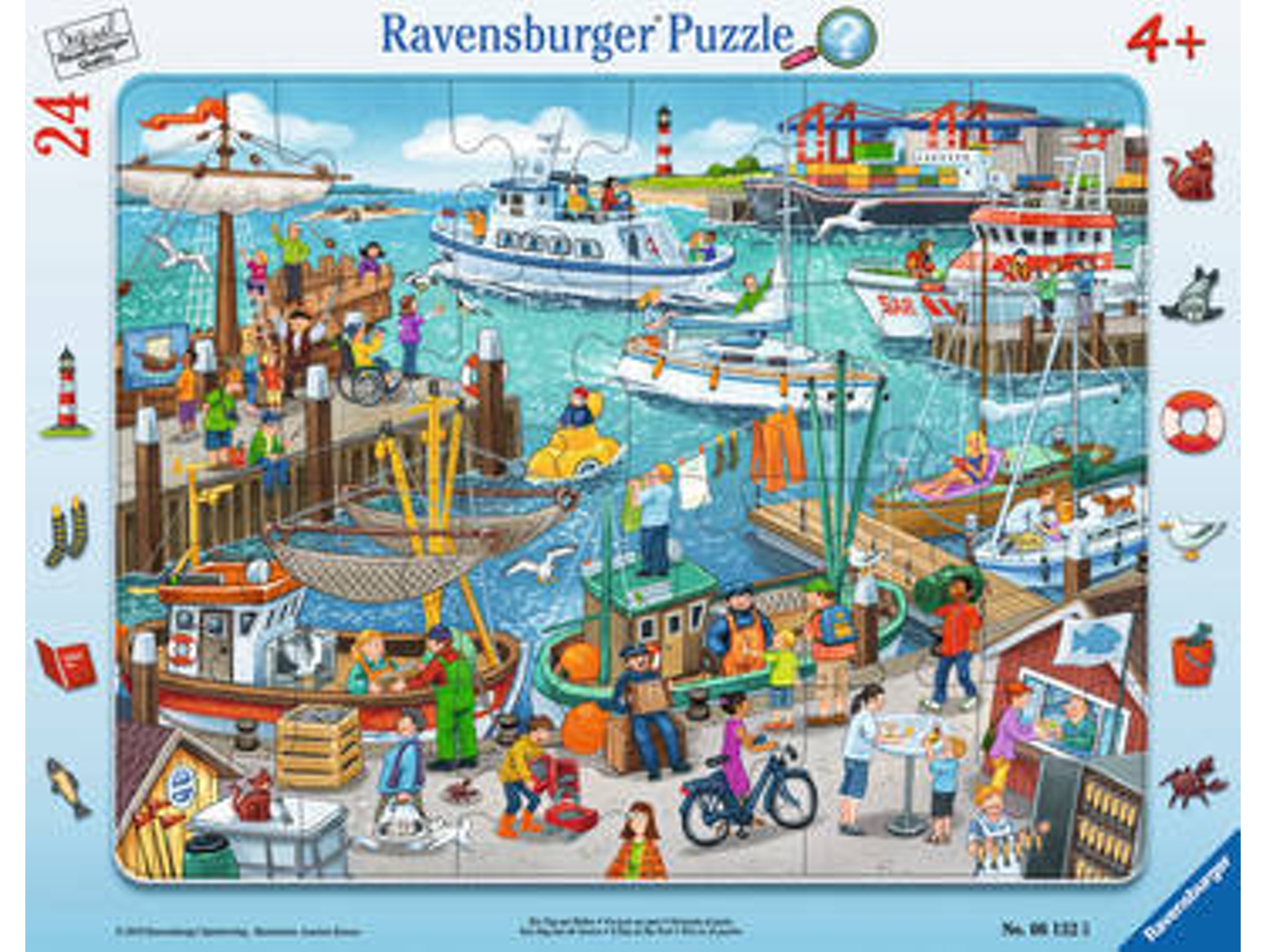 Puzzles RAVENSBURGUER 00.006.152 (Edad Mínima: 4)(24 Piezas)