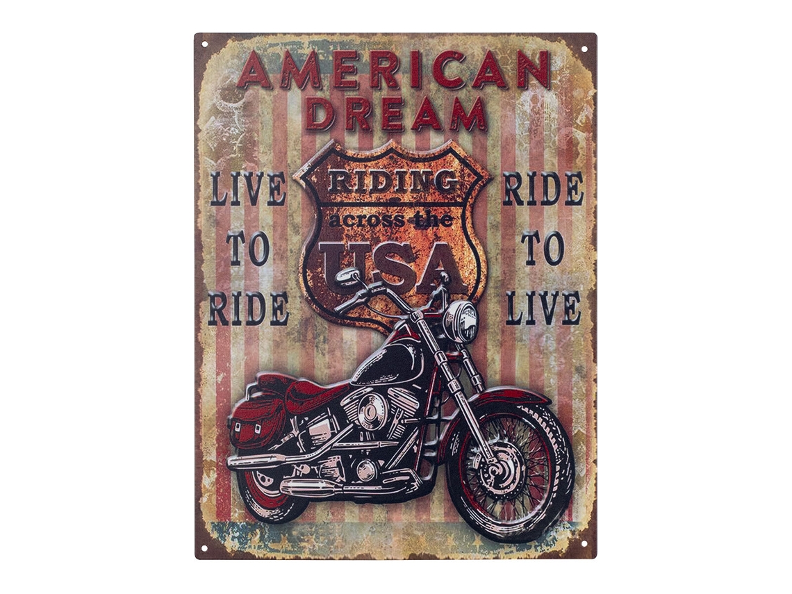 Decoración de Pared SIGNES GRIMALT Moto 0,1x33x25 cm