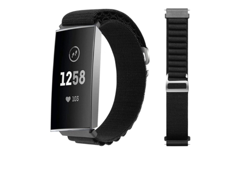 Correa Loop Alpine para Fitbit by Google Charge 3 Negro