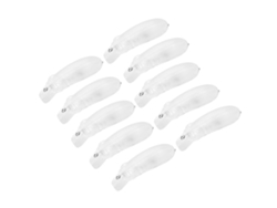 10 Piezas De Cebo Duro Minnow Sin Pintar Accesorio De Equipo De Pesca Diy