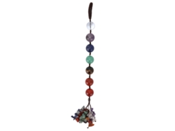 Colgante de cristal Baok de los 7 chakras para decoración de coche y hogar, yoga y meditación.