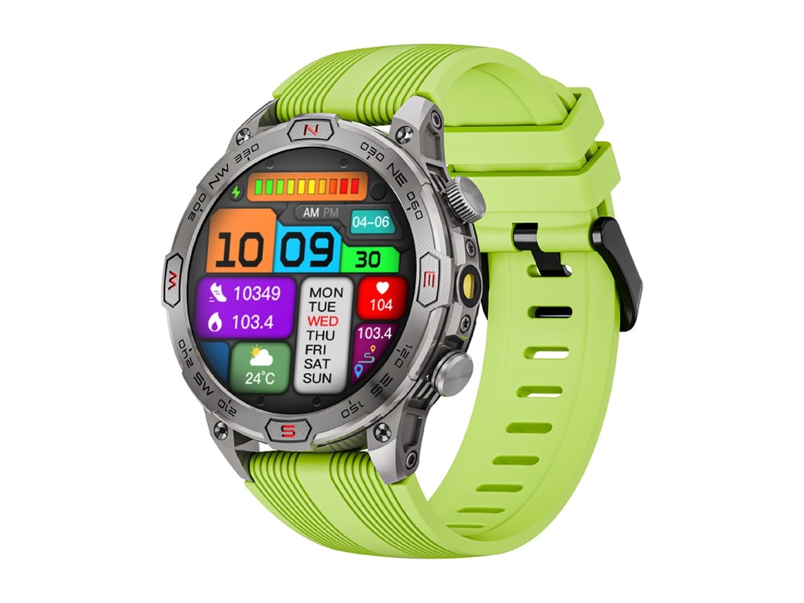 Pulsera Inteligente Reloj Deportivo Monitoreo De Salud Pantalla De 1.43 Pulgadas Lokmat Zeus 7 Pro Impermeable Batería De Larga Duración Android Ios
