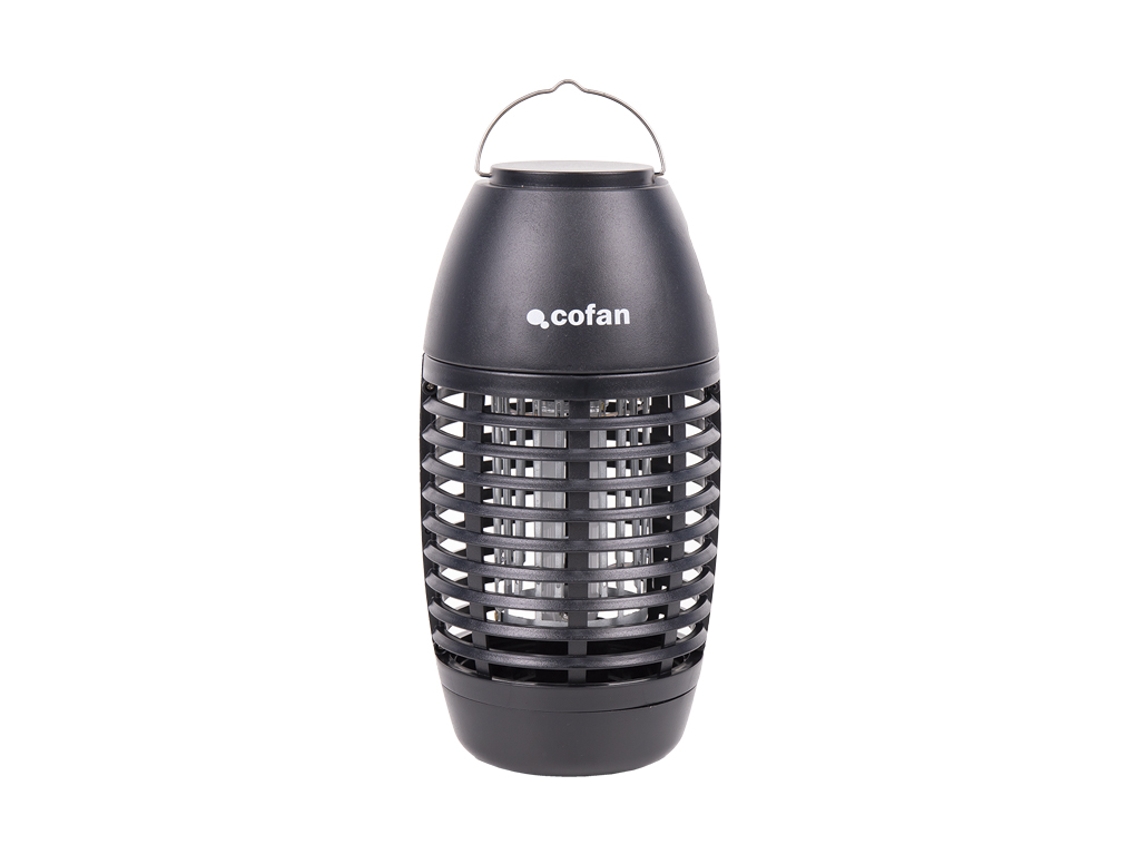 Lámpara LED repelente de insectos recargable por USB Cofan | Uso interior y exterior | Cobertura de 80 m², IPX4 y luz UV de alta potencia | Batería de 2000 Ma