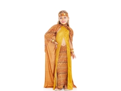 Disfraz de Niña PARTILANDIA tribal africano amarillo y marrón (Tam.: 3-4 anos)