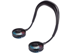 Mini Ventilador Portátil Colgante Para El Cuello Mini Usb De Banda Con Batería Recargable Escritorio