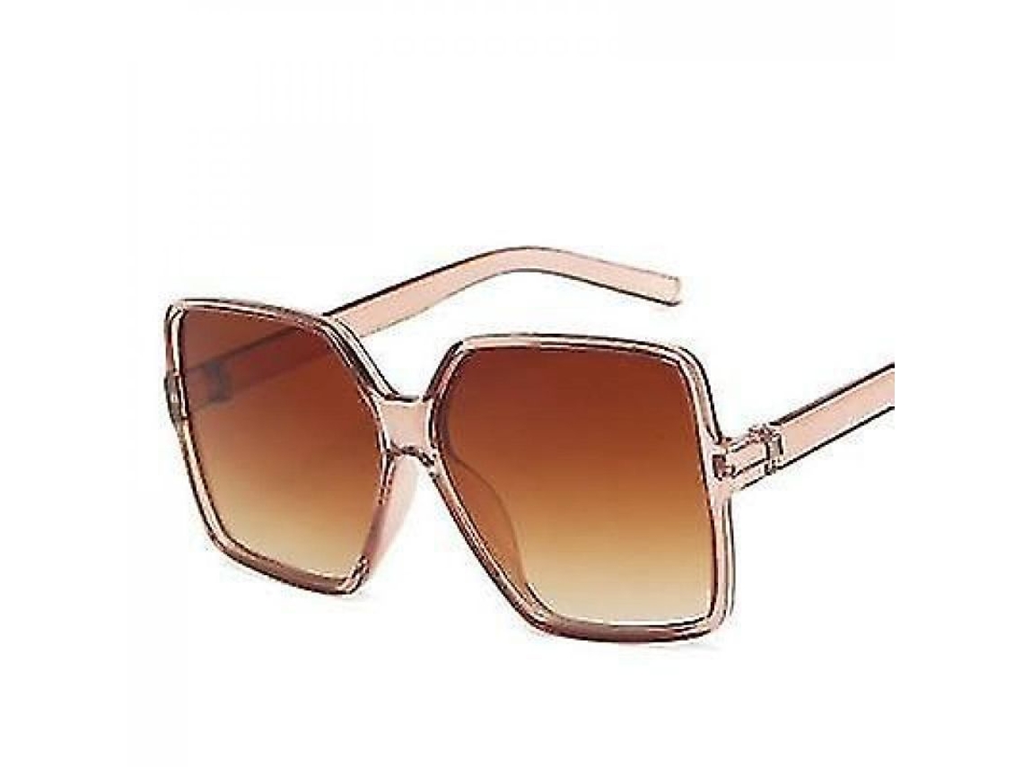 Gafas De Sol Cuadradas De Lujo Para Mujer Con Montura Grande, Negras, Modelo De Moda Zev