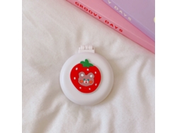 Mini Peine Plegable De Viaje Con Estampado De Dibujos Animados Y Bolsa De Aire Para Peinar El Cabello.