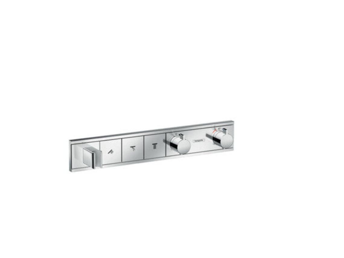 Juego empotrado RainSelect de HANSGROHE para 3 consumidores, Color: cromado