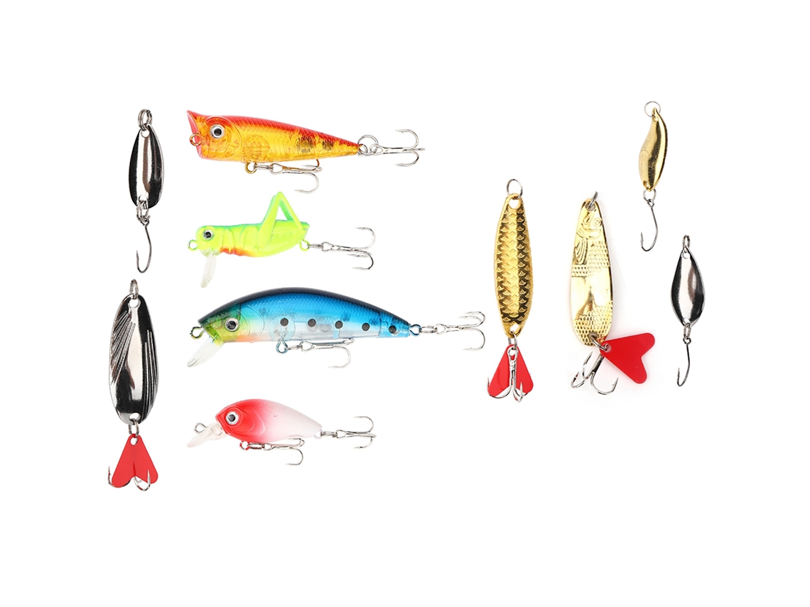 2026rebe-kit De Lures De Pesca Con Lentejuelas Bait Artificial Reutilizable Con Gancho Accesorio De Pesca Mini