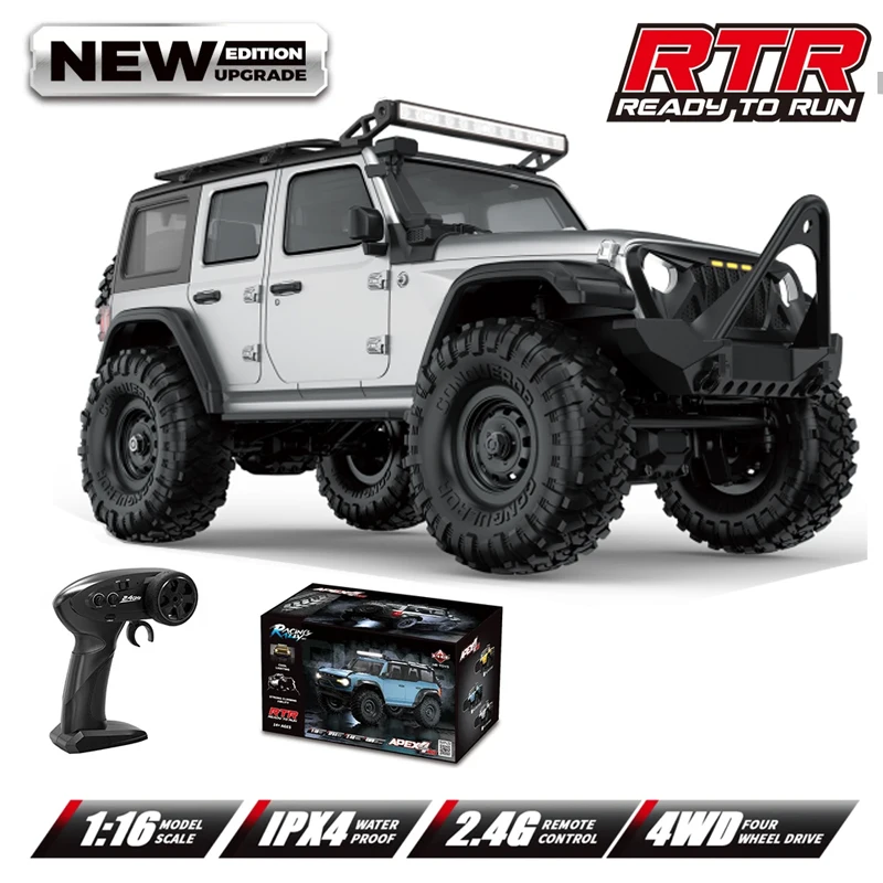 Coche todoterreno teledirigido 4x4 MDUG (hb r1606) a escala 1/16