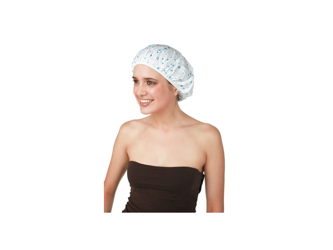 Sibel Gorro de Ducha con Bolas 5080733 Azul / Rojo