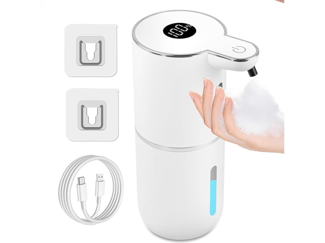 Dispensador automático de gel hidroalcohólico sin contacto con 6 niveles de dosificación ajustables y diseño impermeable Csyy