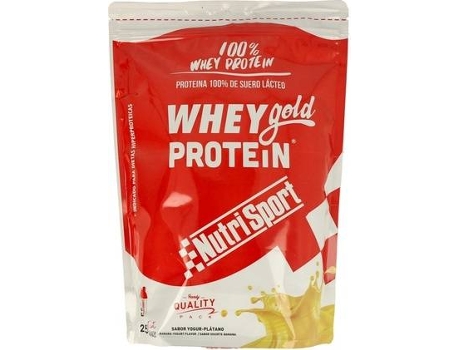 Complemento Alimenticio NUTRISPORT Whey Gold Protein Banana Iogurte (500 g)