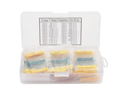 Kit De Resistencias De Película Metálica, 850 Piezas, 1/4 W, 30 Valores, 0 Ω-1 Mω. Componentes Electrónicos.