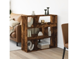 Biombo de 100 x 33 x 94,5 cm de roble ahumado Wsd721905 Lovely Home