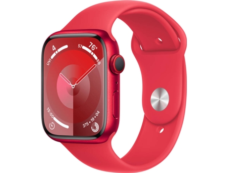APPLE Watch Series 9 GPS+Cellular 45 mm (Product) Red con Correa Deportiva (Product) Red (Talla: M/L)
