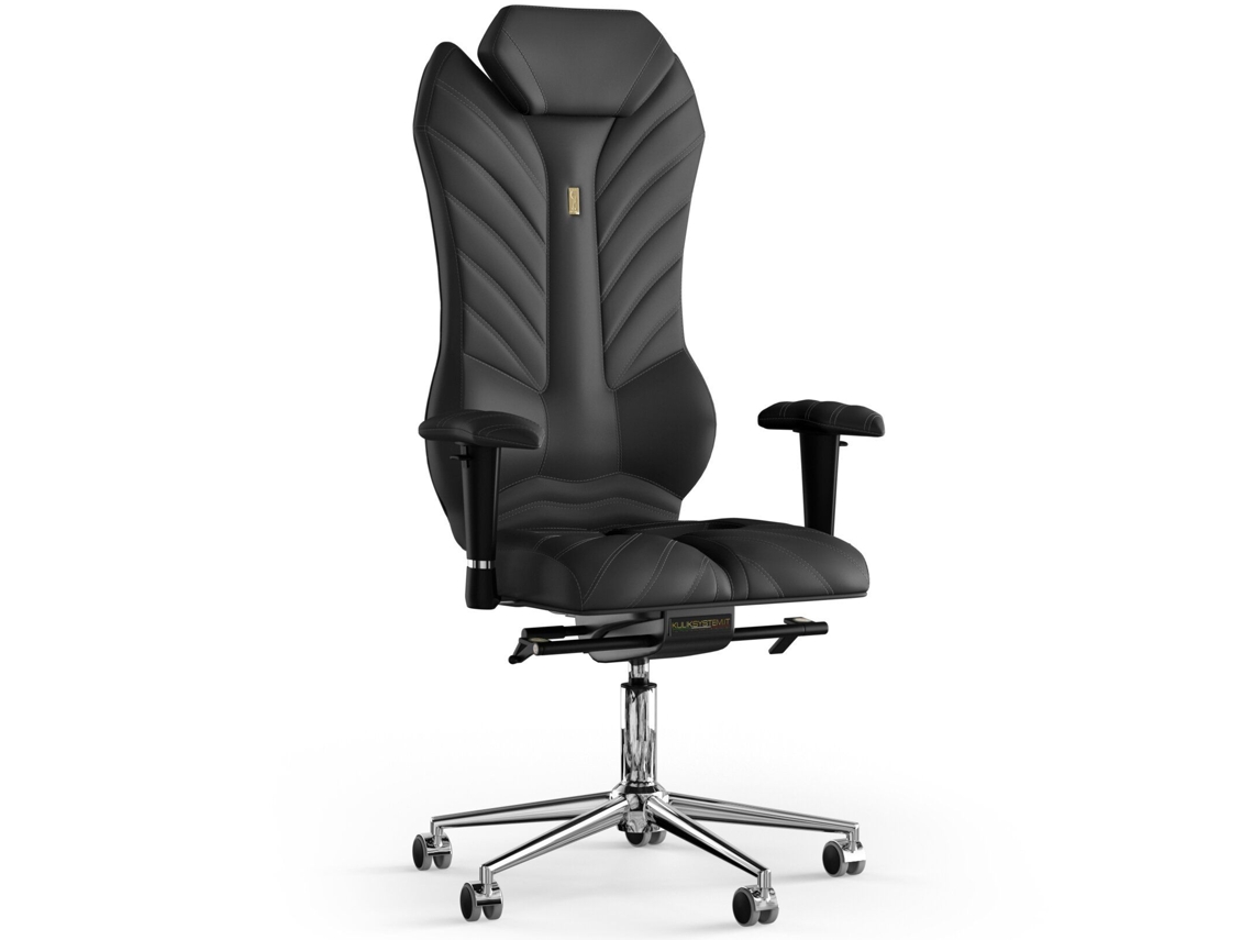 Silla de Oficina KULIK Monarch PU Cuero (Preto -130x50x50cm)