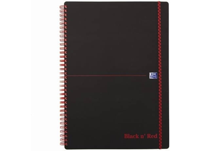 Cuarderno OXFORD (Negro - A4 - Cuadriculado - 21x29.7cm)