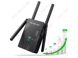 Wireless Router TECH DISCOUNT 1200M 2.4G5G Amplificador de Señal Repetidor Ap Home Wifi Compatible Ligero Portátil
