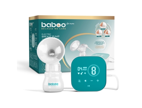 Sacaleches eléctrico de BABOO con tecnología de succión 3D