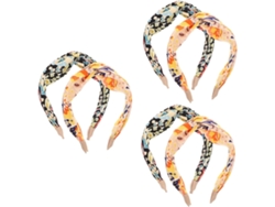 Juego De 3 Diademas De Gasa Anudadas Para Mujer, Accesorios Decorativos Para El Cabello 2