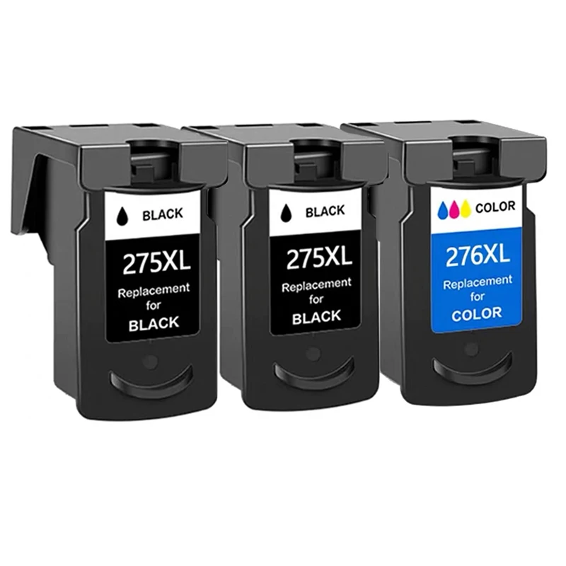 2 Negro 1 Color pg275 Cl276 Para Pg-275 Cl-276 Pg 275 Cl 276 Xl Cartucho De Tinta Para Canon Pixma Tr4720 Tr4722 Tr4700 Ts3520 Ts3522 Ts3500
