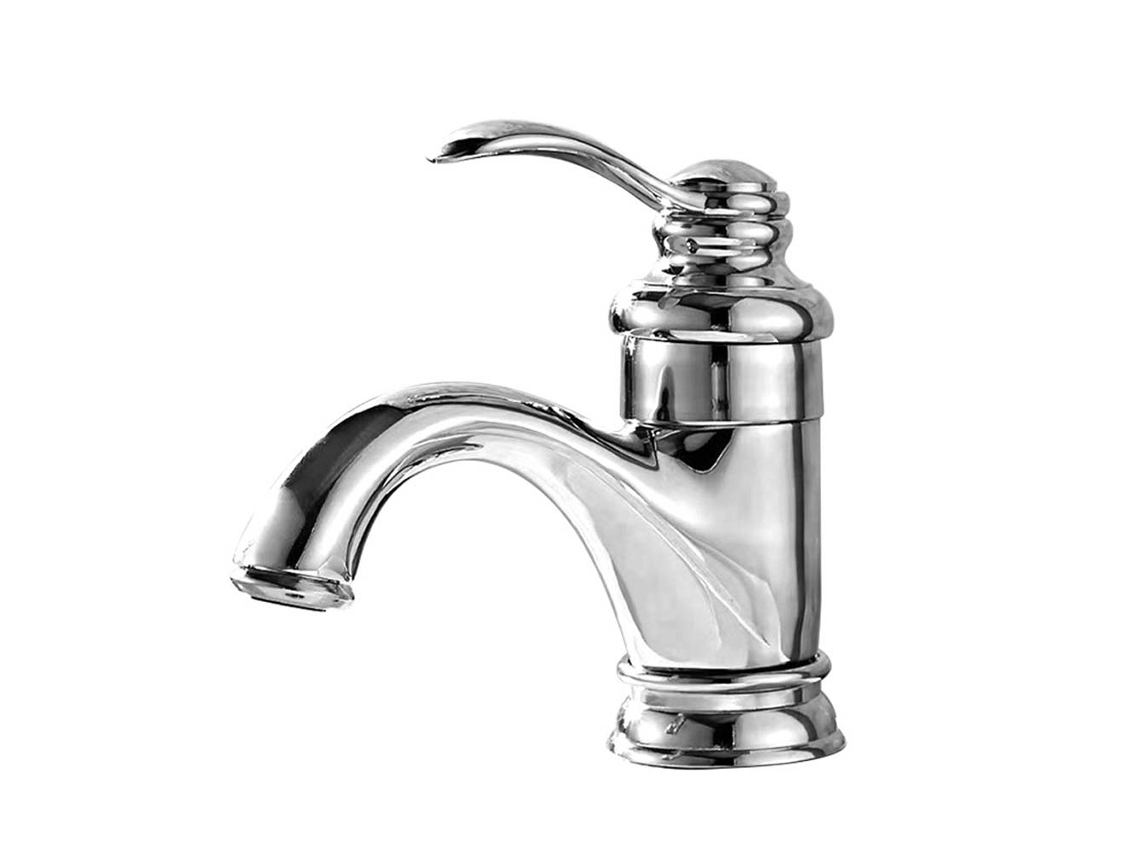 Grifo De Baño Plisado De 3/8 De Estilo Retro - Resistente A La Corrosión