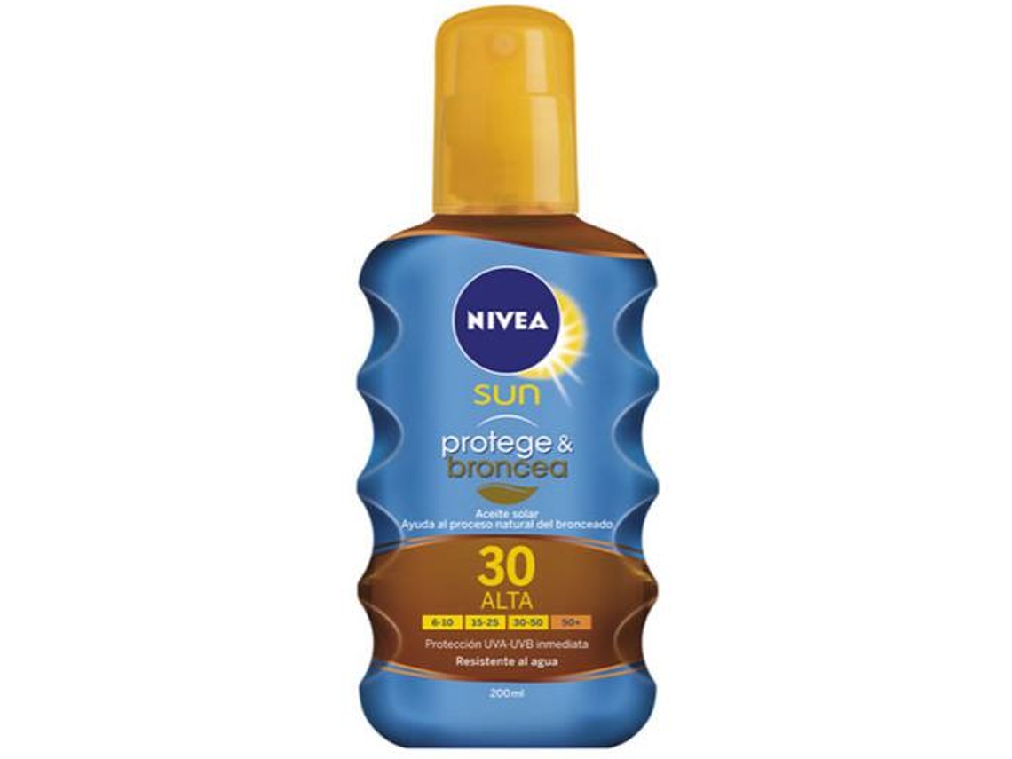 Bronceador NIVEA Protect & Bronze SPF 30 (200 ml)