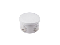 Caja Estanca Redonda Ip55 Ø80x40mm Con Tapa A Presión Fabricada En Termoplástico Color Gris Gsc 000301312
