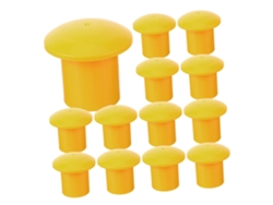 Paquete De 50 Tapas De Seguridad Para Extremos De Barras, Con Forma De Hongo.