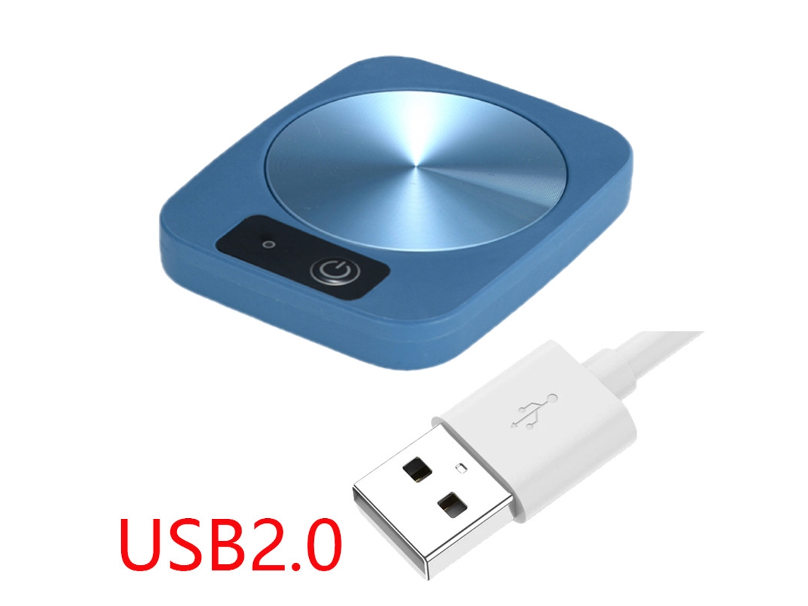Calentador de tazas USB con aislamiento térmico Digitallab (azul)