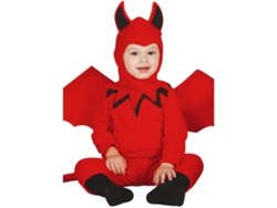 Disfraz de Bebé DISFRAZZES Diablillo (Talla: 6 a 12 meses)