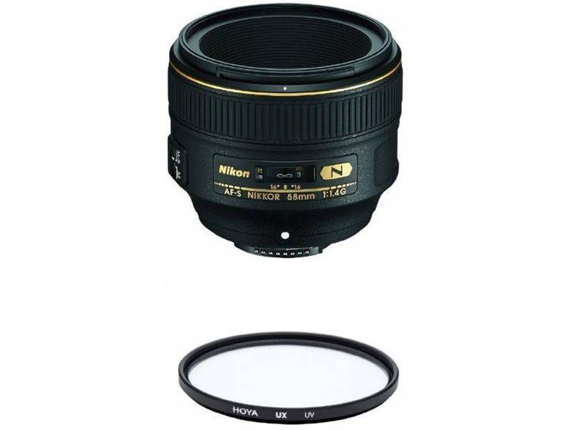 Objetivo y Filtro NIKON AF-S 58MM F1.4G (Encaje: Nikon F - Apertura: f/1.4-16)