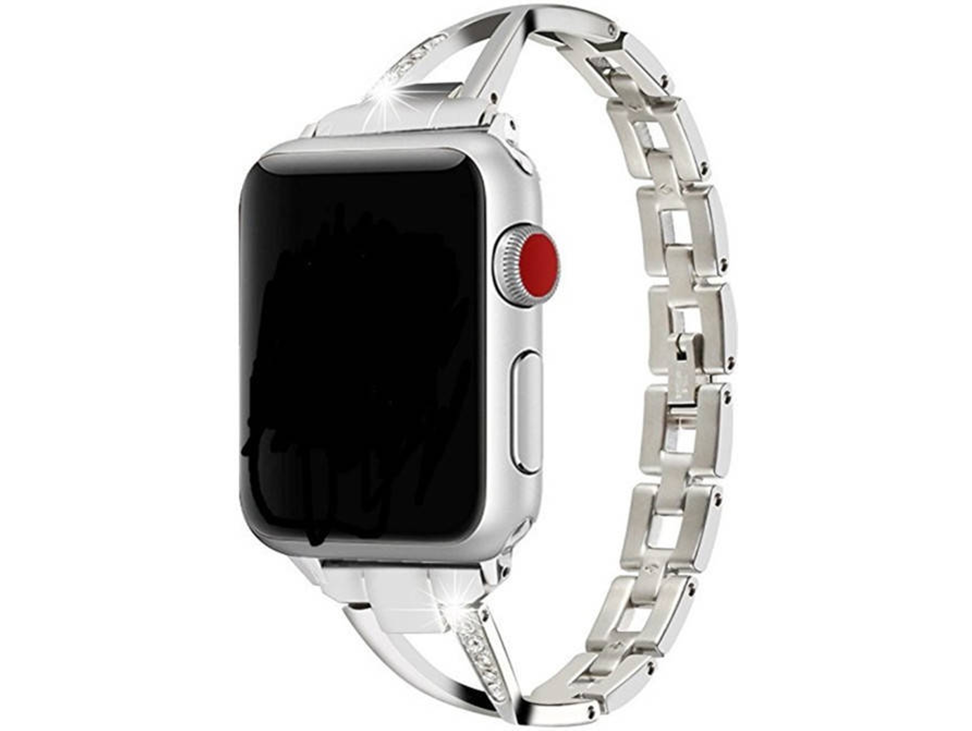 Correa Apple Watch 38 mm WJS Metal Plateado
