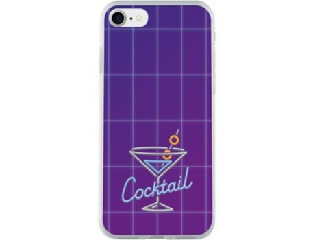 Funda para iPhone SE/6/8/7 BIGBEN CONNECTED Morado