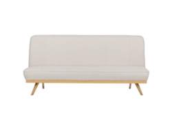 Sofá cama BELIANI Kalfafell de Poliéster Beige 192x73x91